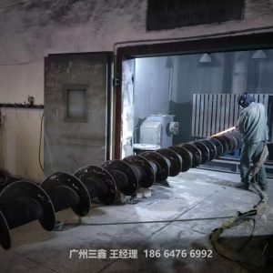 螺旋轴和螺旋搅拌器碳化钨喷涂加工：应用于化工搅...